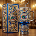 Florida Gators 40oz Tumbler with Lid and Straw