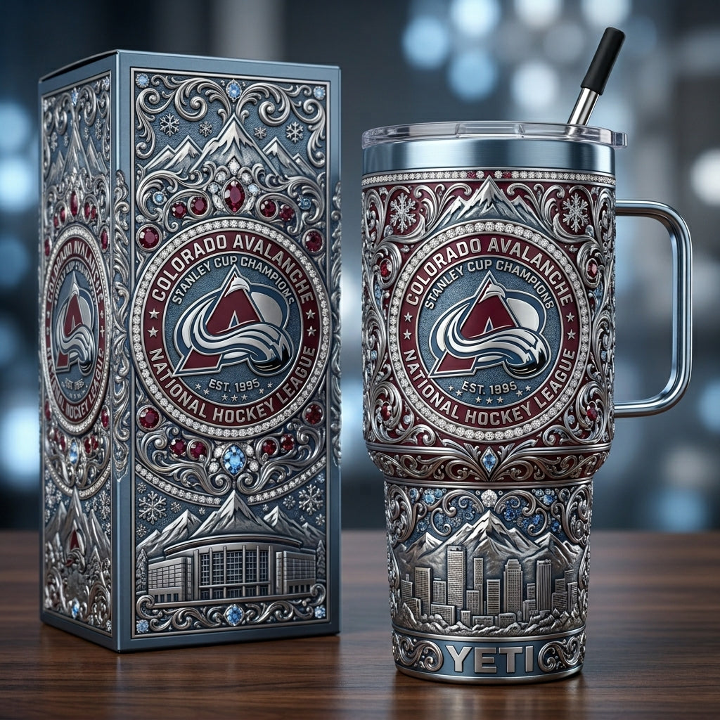 Buffalo Sabres 40oz Tumbler with Lid and Straw