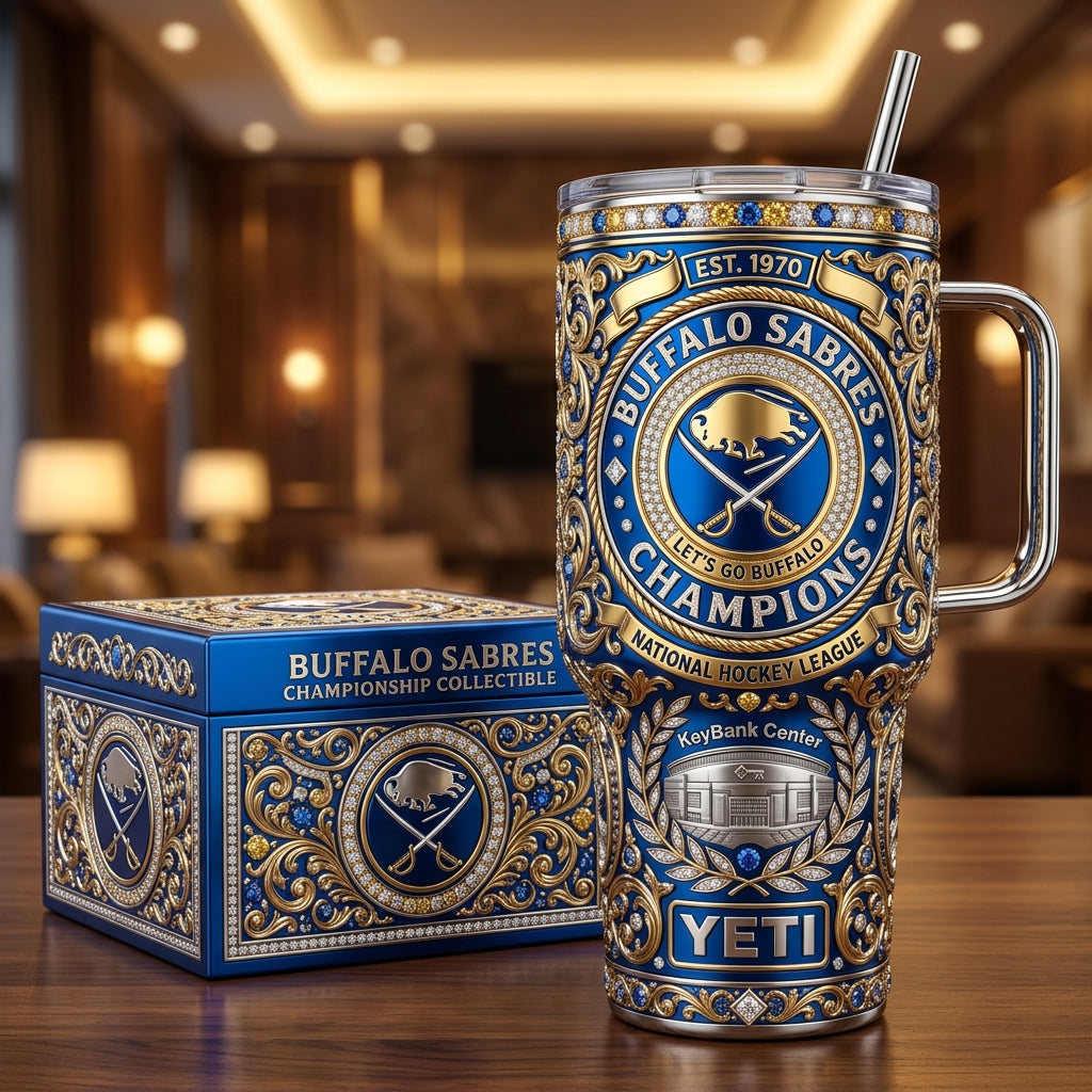 Colorado Avalanche 40oz Tumbler with Lid and Straw