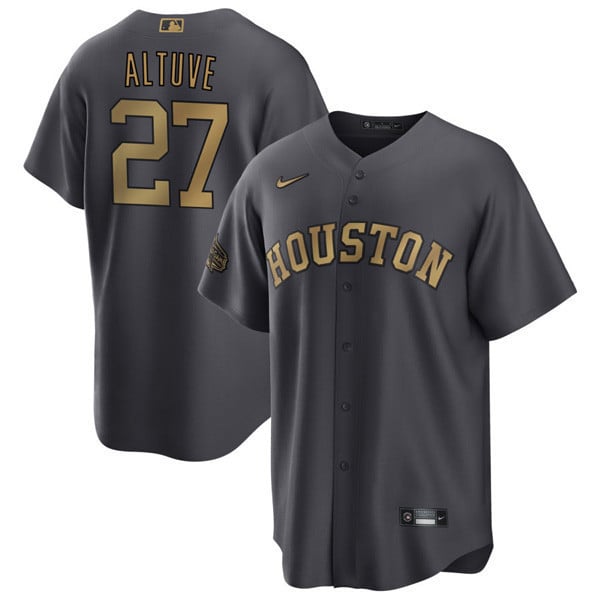 Houston Astros 2022 MLB All-Star Game Black Jersey – All Stitched