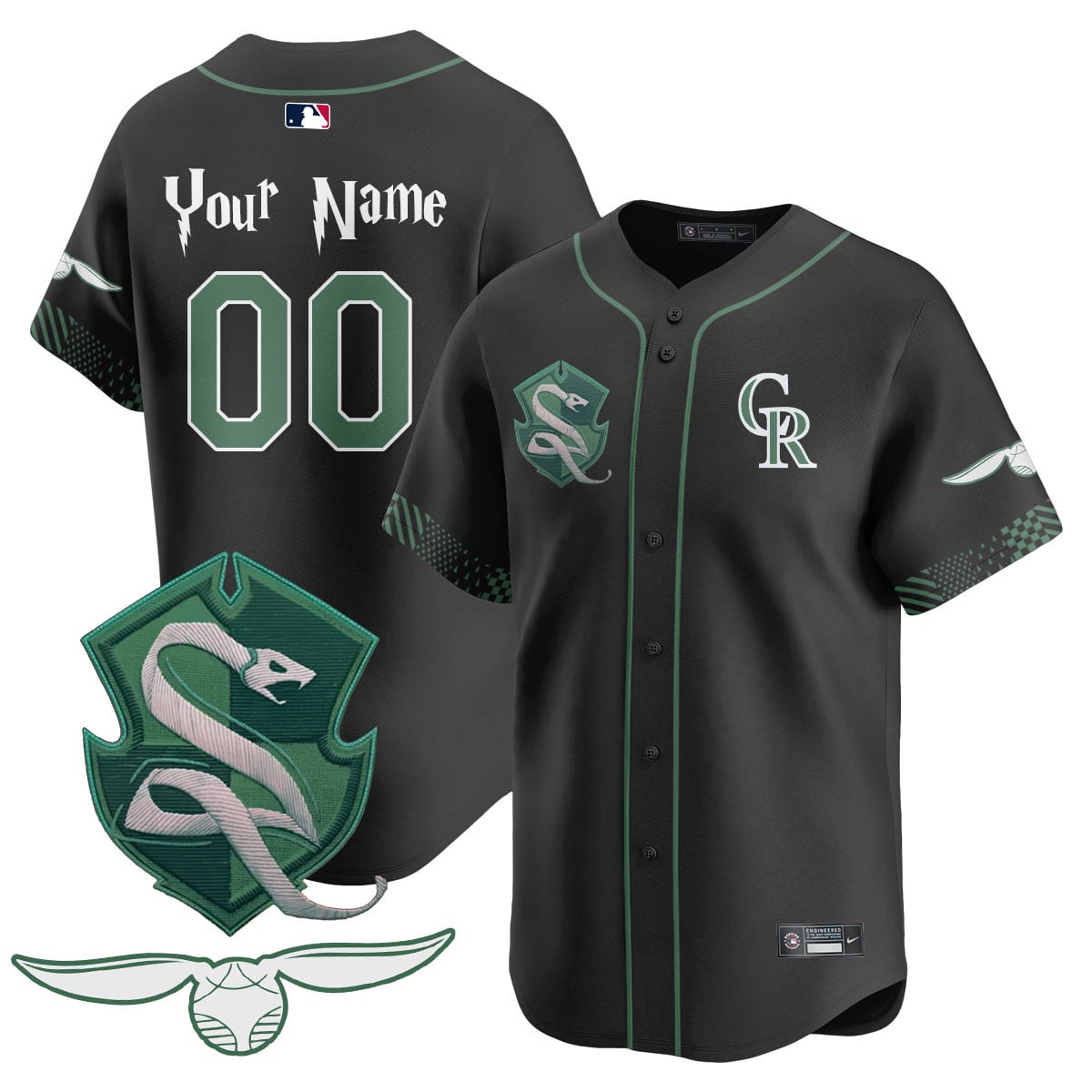 Custom Colorado Rockies Harry Potter 2025 Jersey - All Stitched