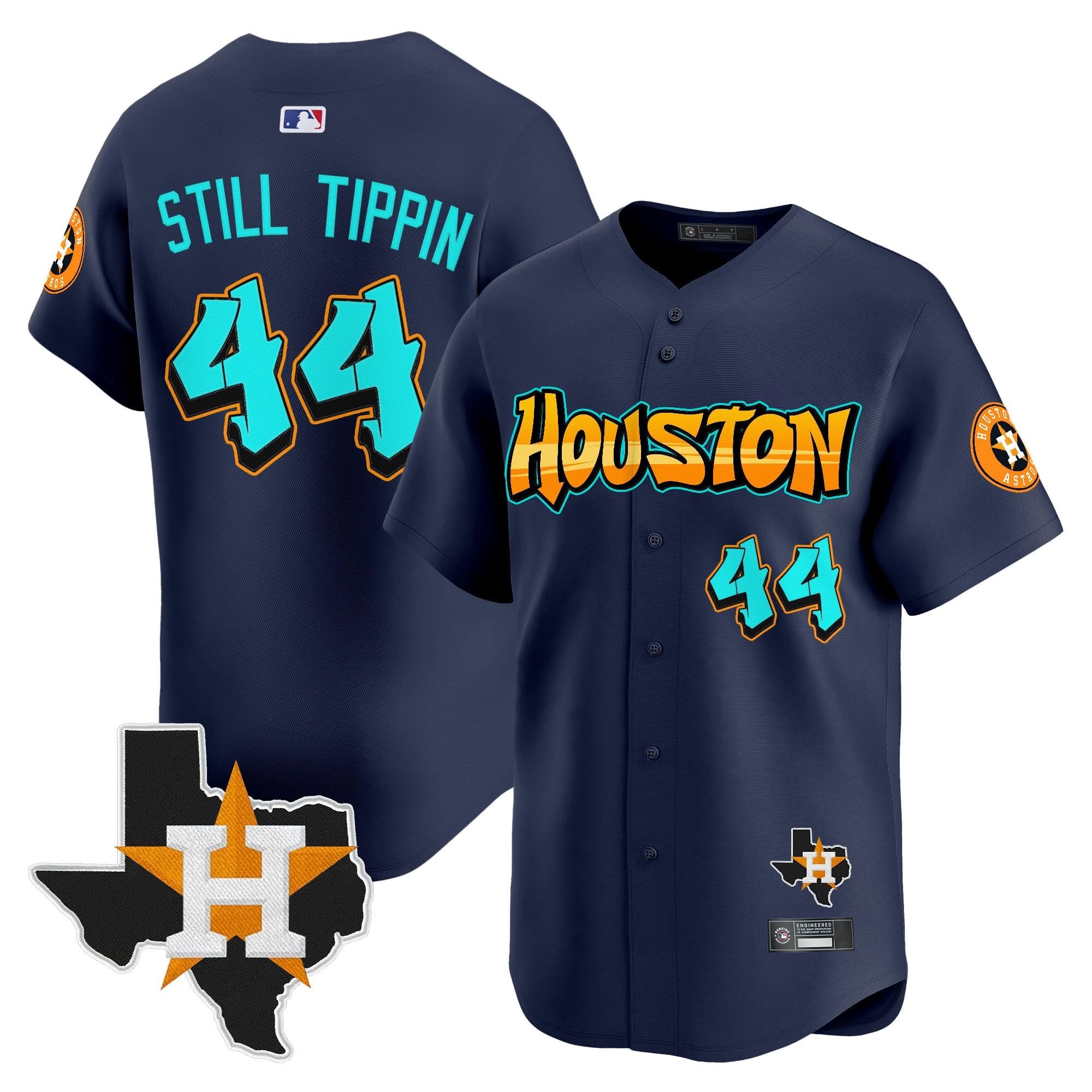 HA 'Graffiti H-Town Edition' Vapor Premier Limited Jersey - All Stitched