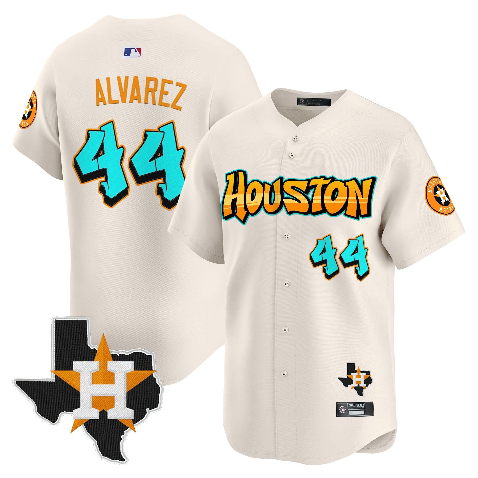 HA 'Graffiti H-Town Edition' Vapor Premier Limited Jersey - All Stitched