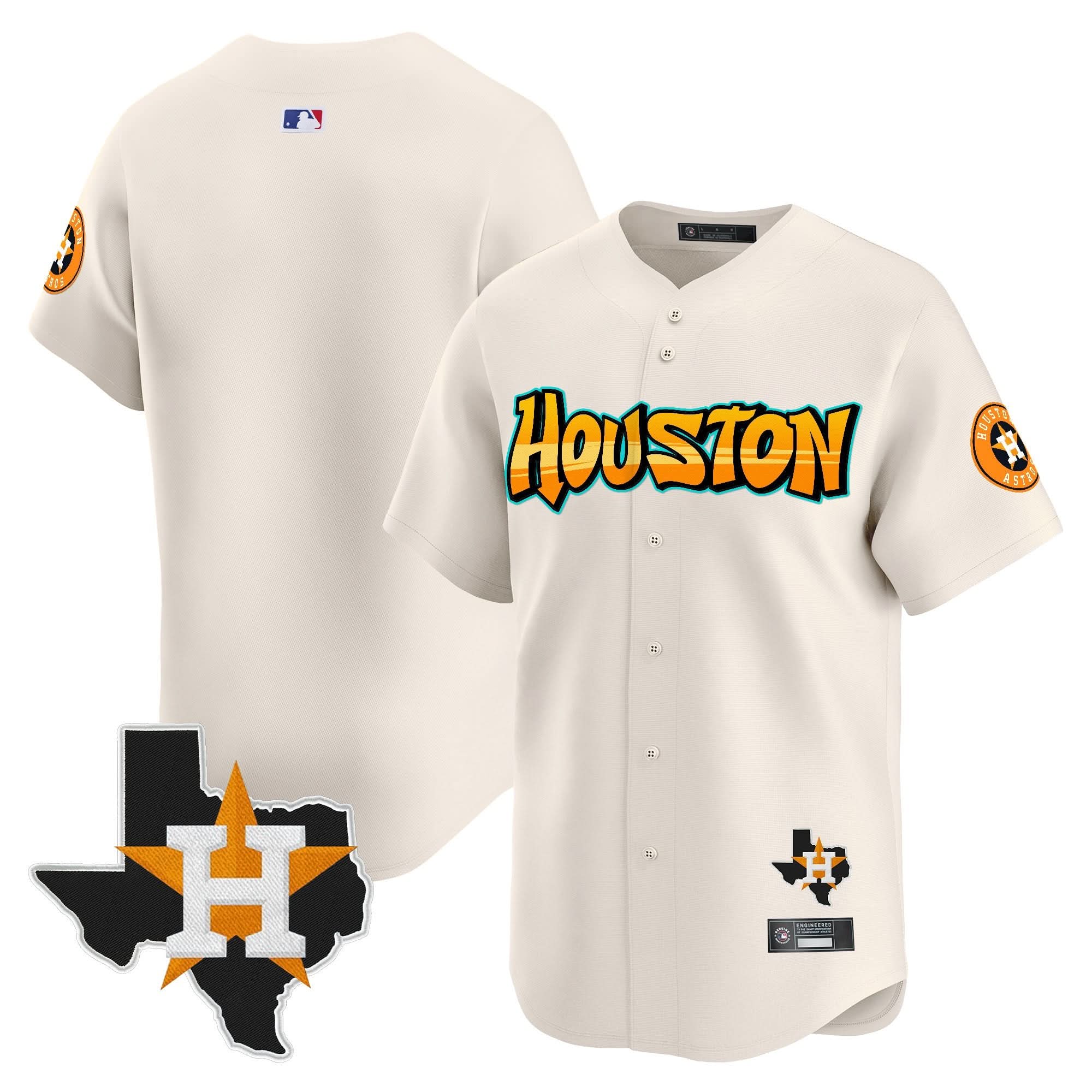 HA 'Graffiti H-Town Edition' Vapor Premier Limited Jersey - All Stitched
