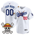 Custom Los Angeles Dodgers x One Piece 2025 Vapor Premier Limited Jersey - Stitched