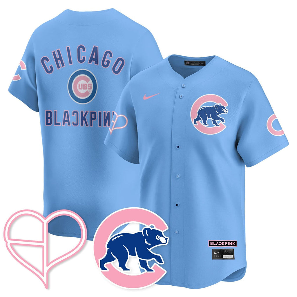 Chicago Cubs BLΛƆKPIИK 2025 Limited Custom Jersey - All Stitched