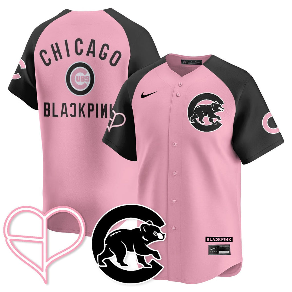 Chicago Cubs BLΛƆKPIИK 2025 Limited Custom Jersey - All Stitched