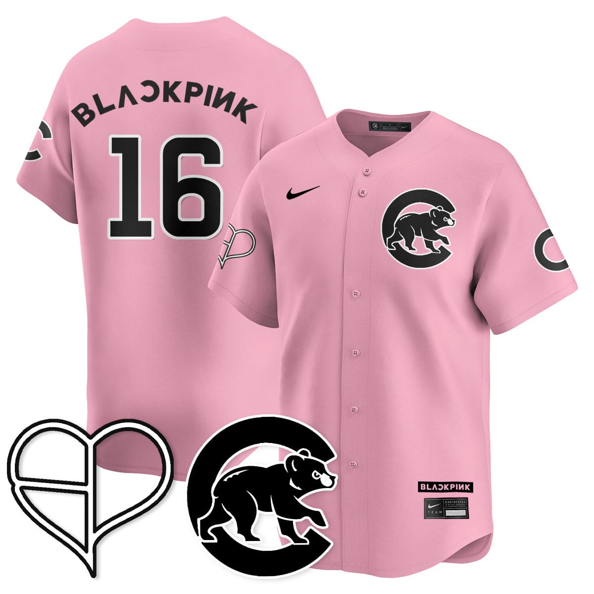 Chicago Cubs BLΛƆKPIИK 2025 Limited Custom Jersey - All Stitched