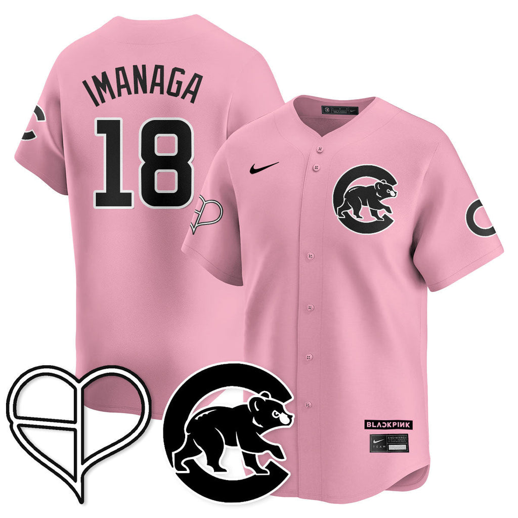 Chicago Cubs BLΛƆKPIИK 2025 Limited Custom Jersey - All Stitched