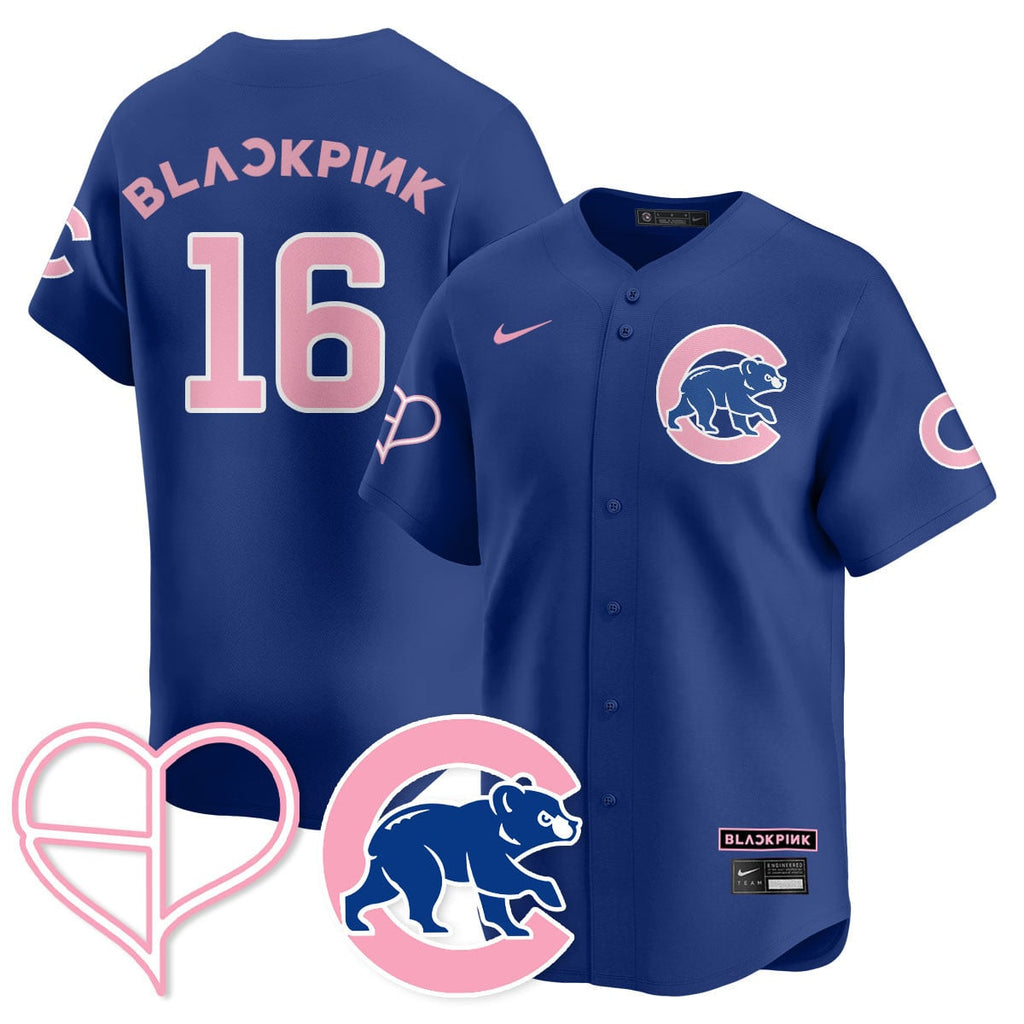 Chicago Cubs BLΛƆKPIИK 2025 Limited Custom Jersey - All Stitched