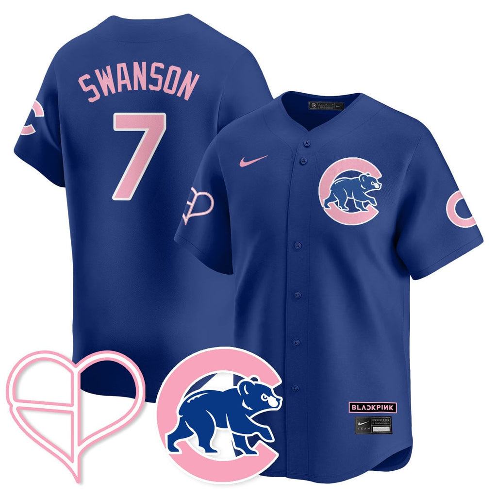 Chicago Cubs BLΛƆKPIИK 2025 Limited Custom Jersey - All Stitched