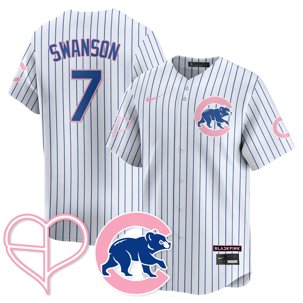 Chicago Cubs BLΛƆKPIИK 2025 Limited Custom Jersey - All Stitched