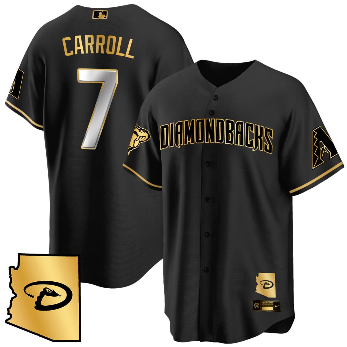AD Black Alternate Limited Jersey - All Stitched