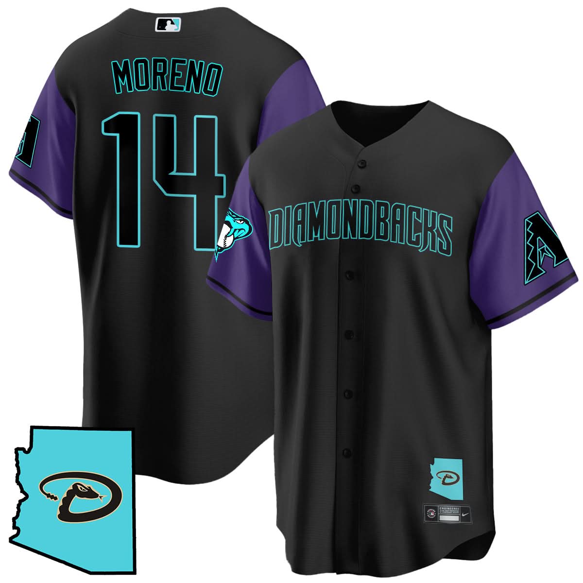 AD Black Alternate Limited Jersey - All Stitched