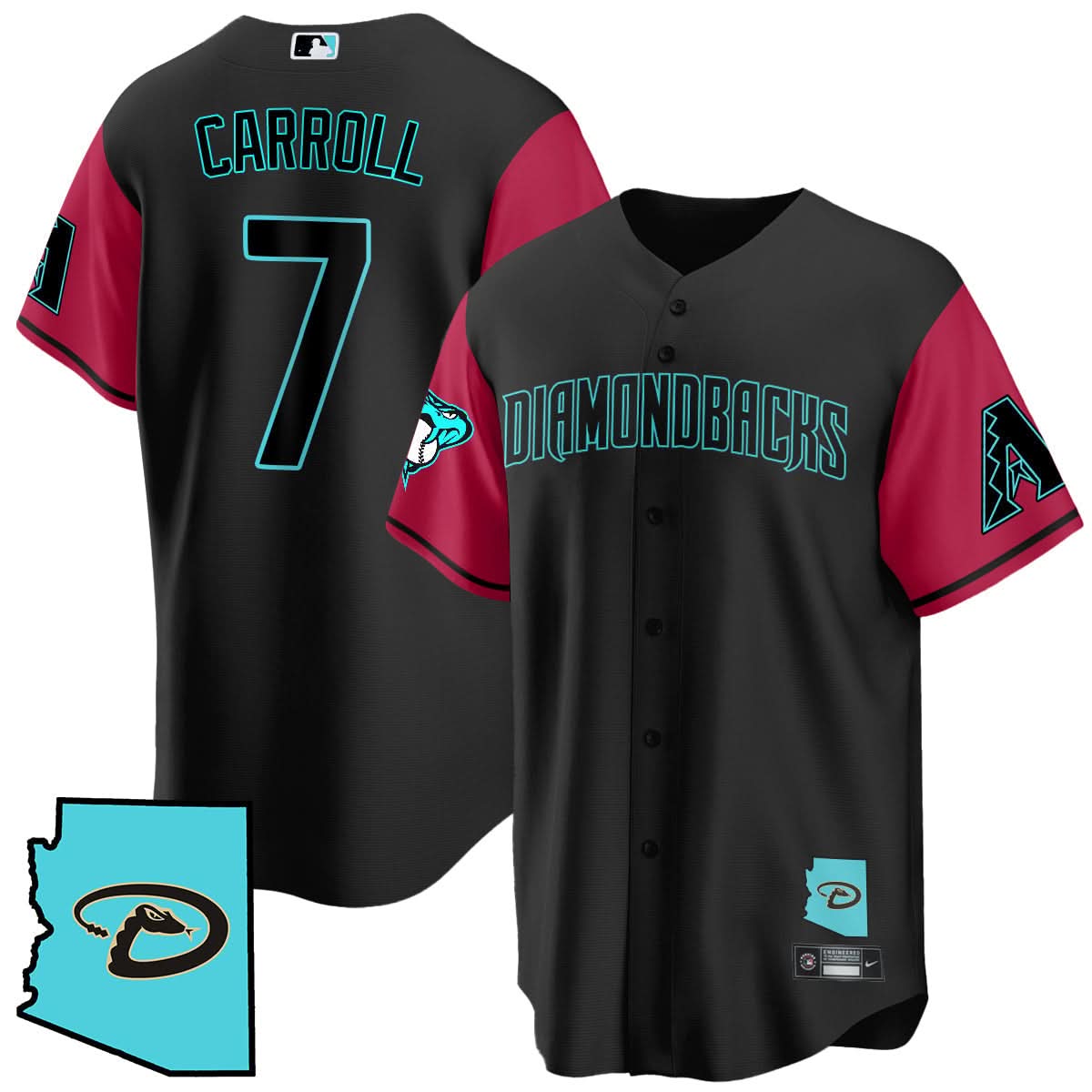 AD Black Alternate Limited Jersey - All Stitched