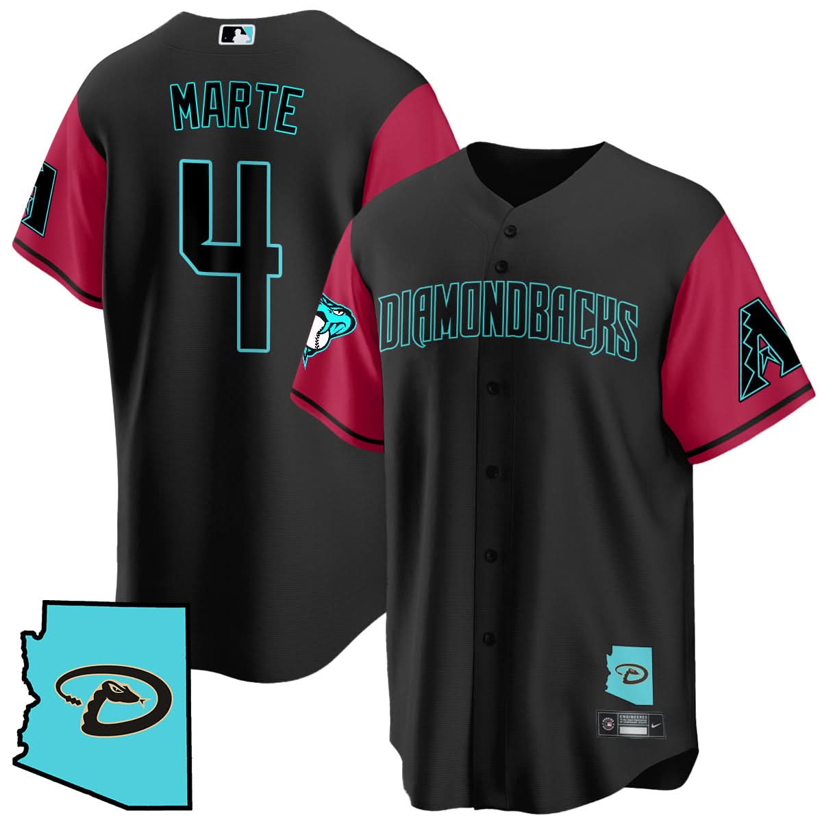 AD Black Alternate Limited Jersey - All Stitched