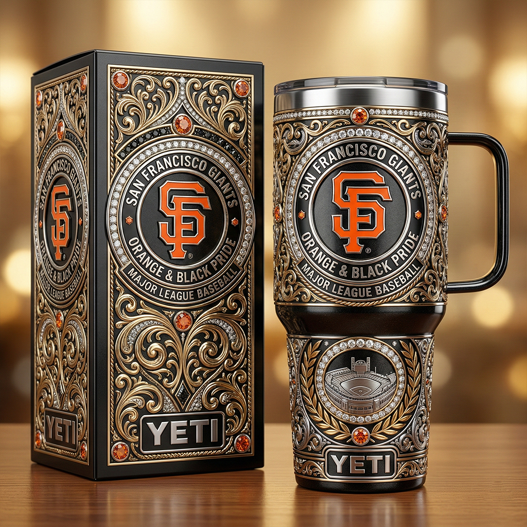 San Francisco Giants 40 oz Tumbler with Lid and Handle