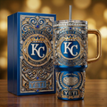 Kansas City Royals 40 oz Tumbler with Lid and Handle