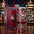 Arizona Wildcats 40 oz Tumbler with Handle Lid and Straw
