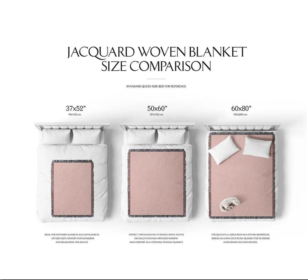 IH Football Woven Blanket