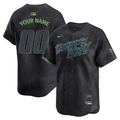 Custom Tampa Bay Rays 2024 City Connect Vapor Premier Limited Jersey - All Stitched