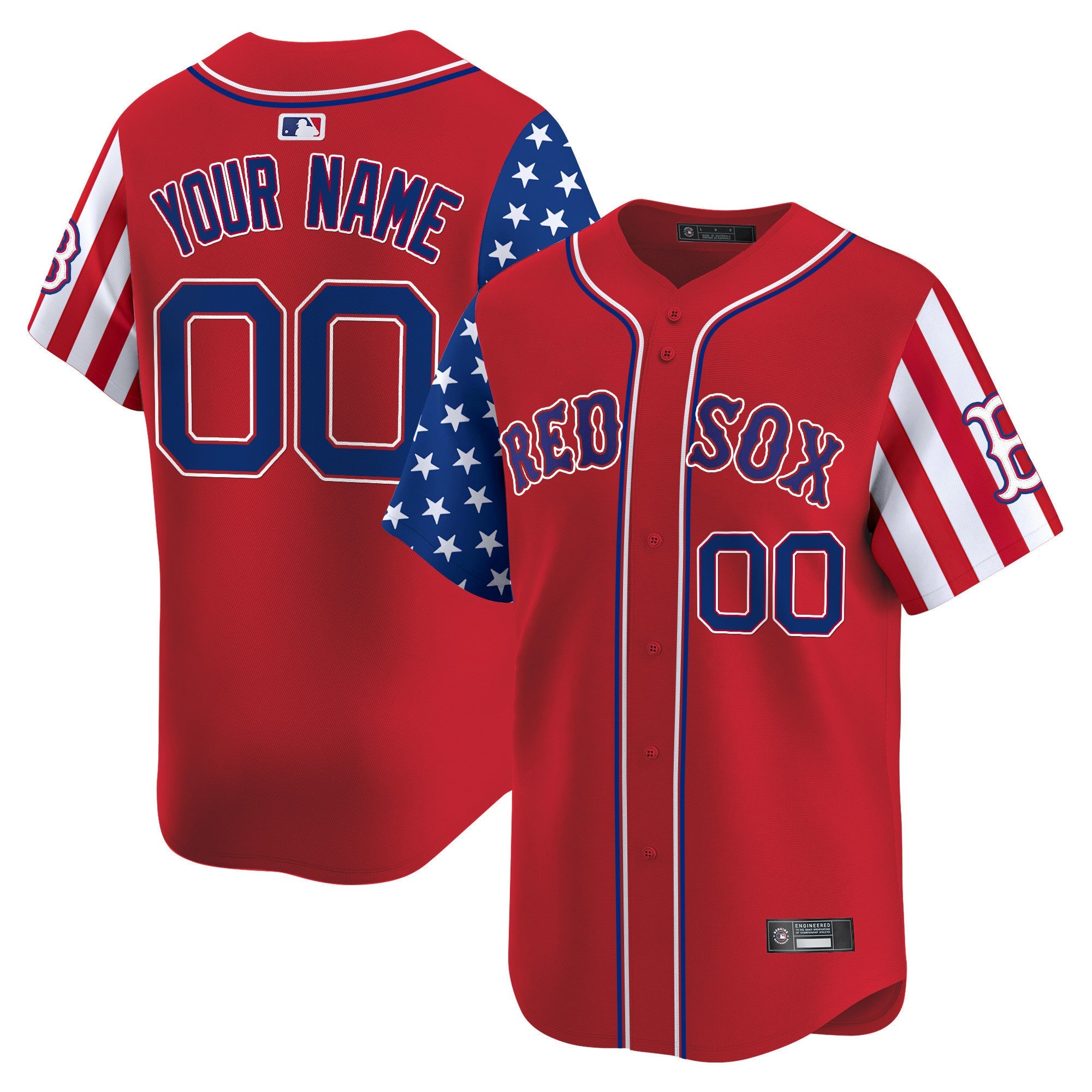 Boston Red Sox 2025 Memorial Day Vapor Premier Limited Custom Jersey - All Stitched