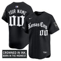 Kansas City Royals 'Gothic Crown Edition' Vapor Premier Limited Custom Jersey - All Stitched