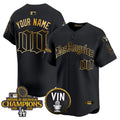 Dodgers 2025 LA Gothic Style Gold Vapor Premier Limited Custom Jersey - All Stitched