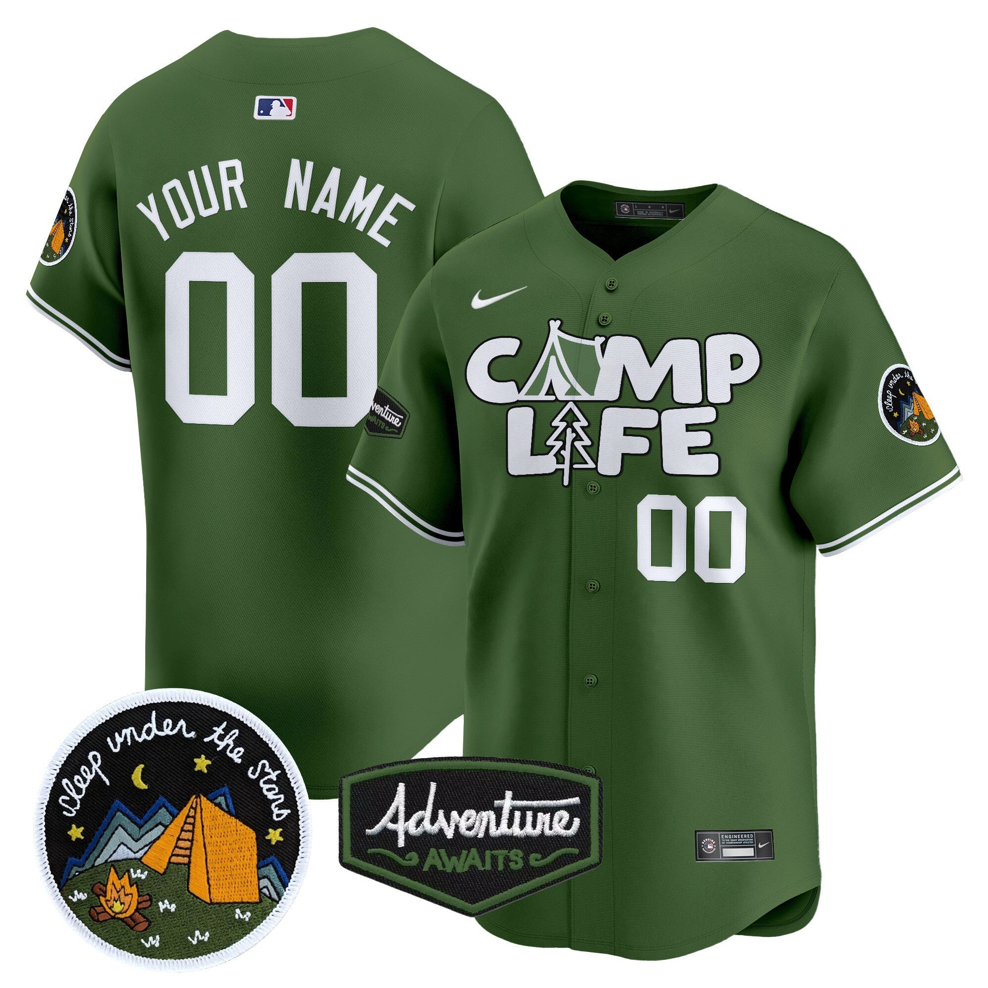 Camp Life Vapor Premier Limited Custom Jersey - All Stitched