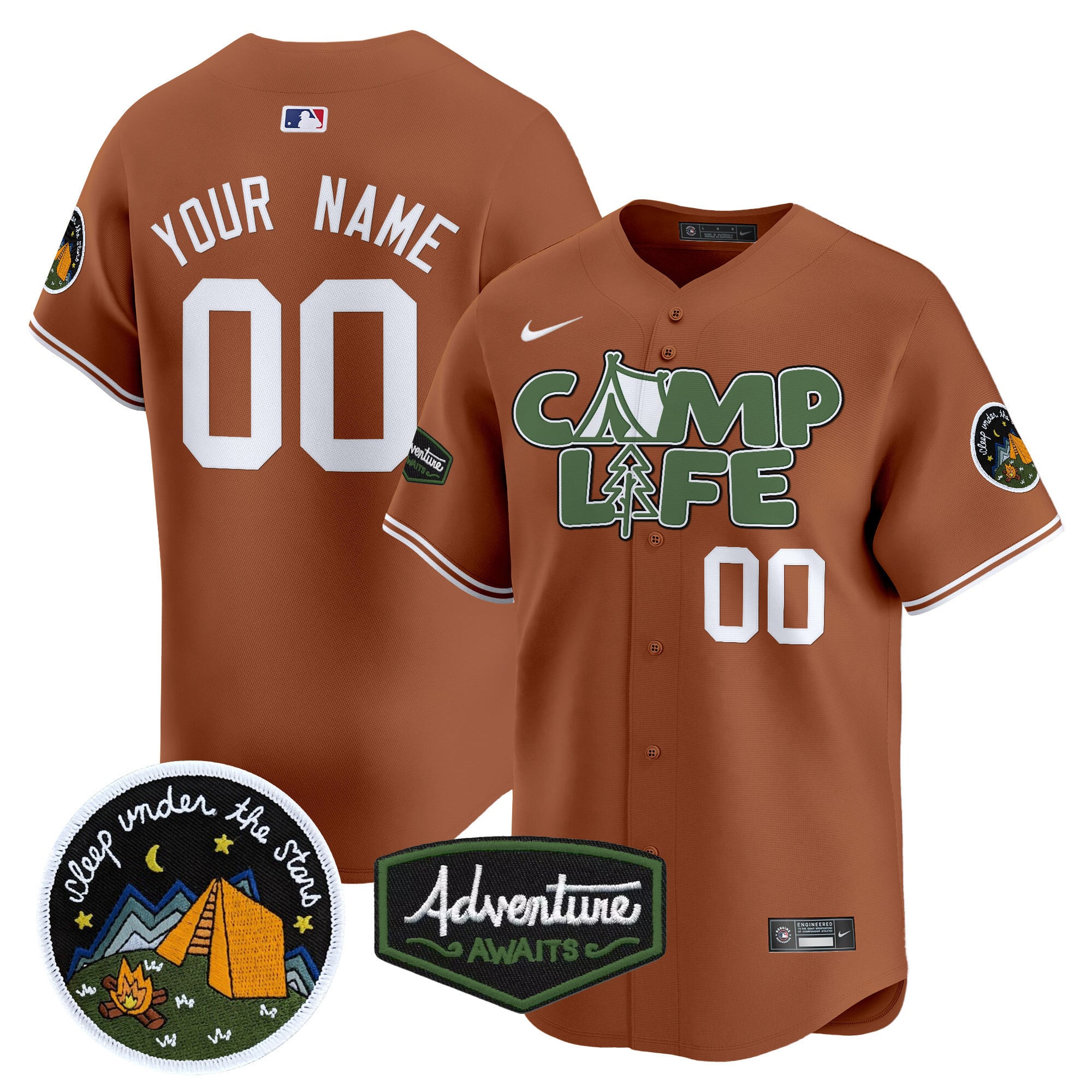Camp Life Vapor Premier Limited Custom Jersey - All Stitched