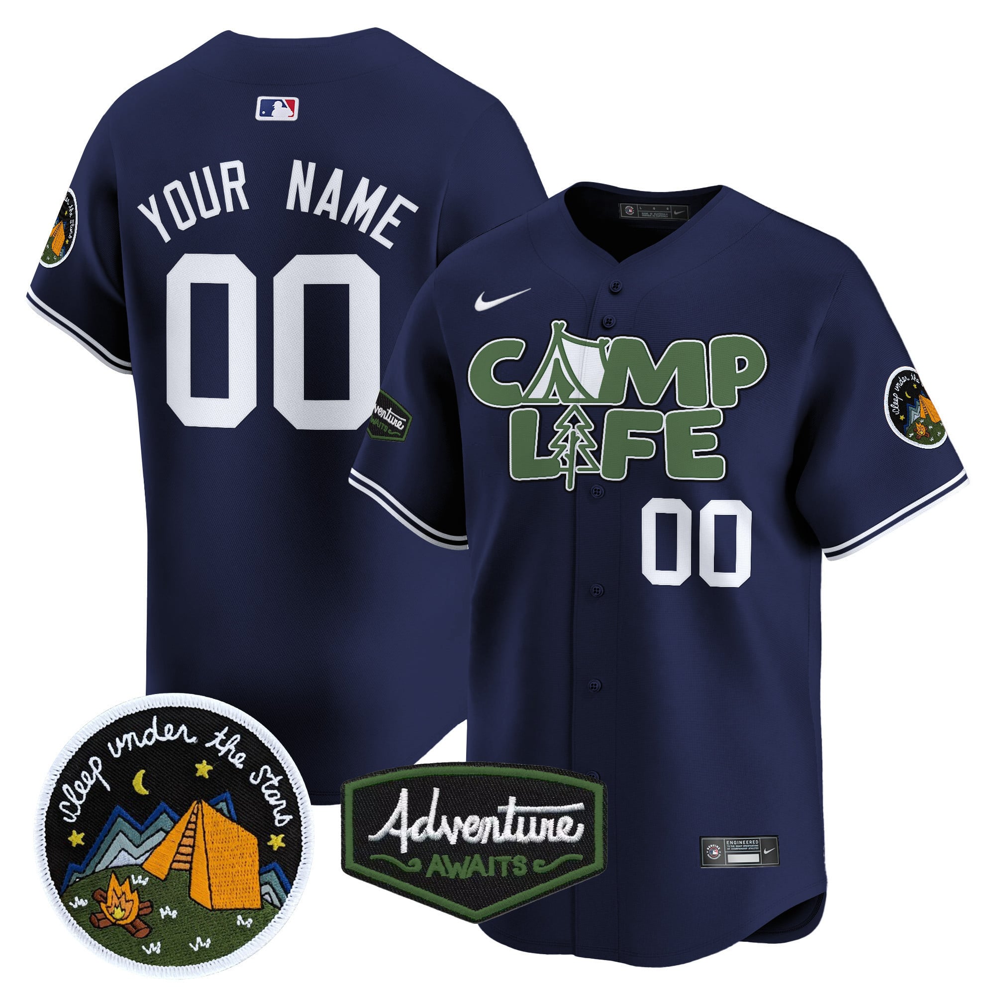 Camp Life Vapor Premier Limited Custom Jersey - All Stitched