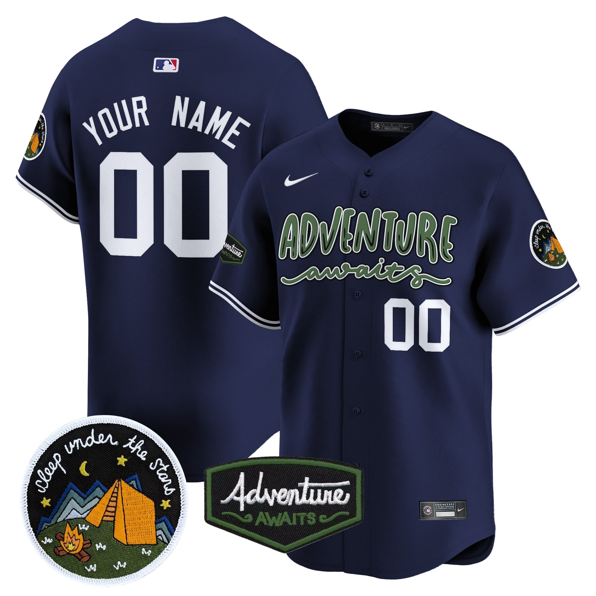 Adventure Awaits Vapor Premier Limited Custom Jersey - All Stitched