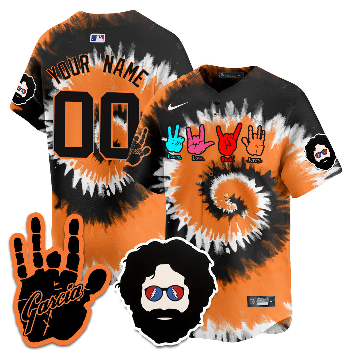 Custom Name - Men's Jerry Garcia Tribute Night Limited Jersey