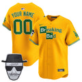 Dodgers Breaking Bad Walter White Patch Vapor Premier Limited Custom Jersey - All Stitched