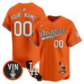 Dodgers Halloween Vapor Premier Limited Custom Jersey - All Stitched