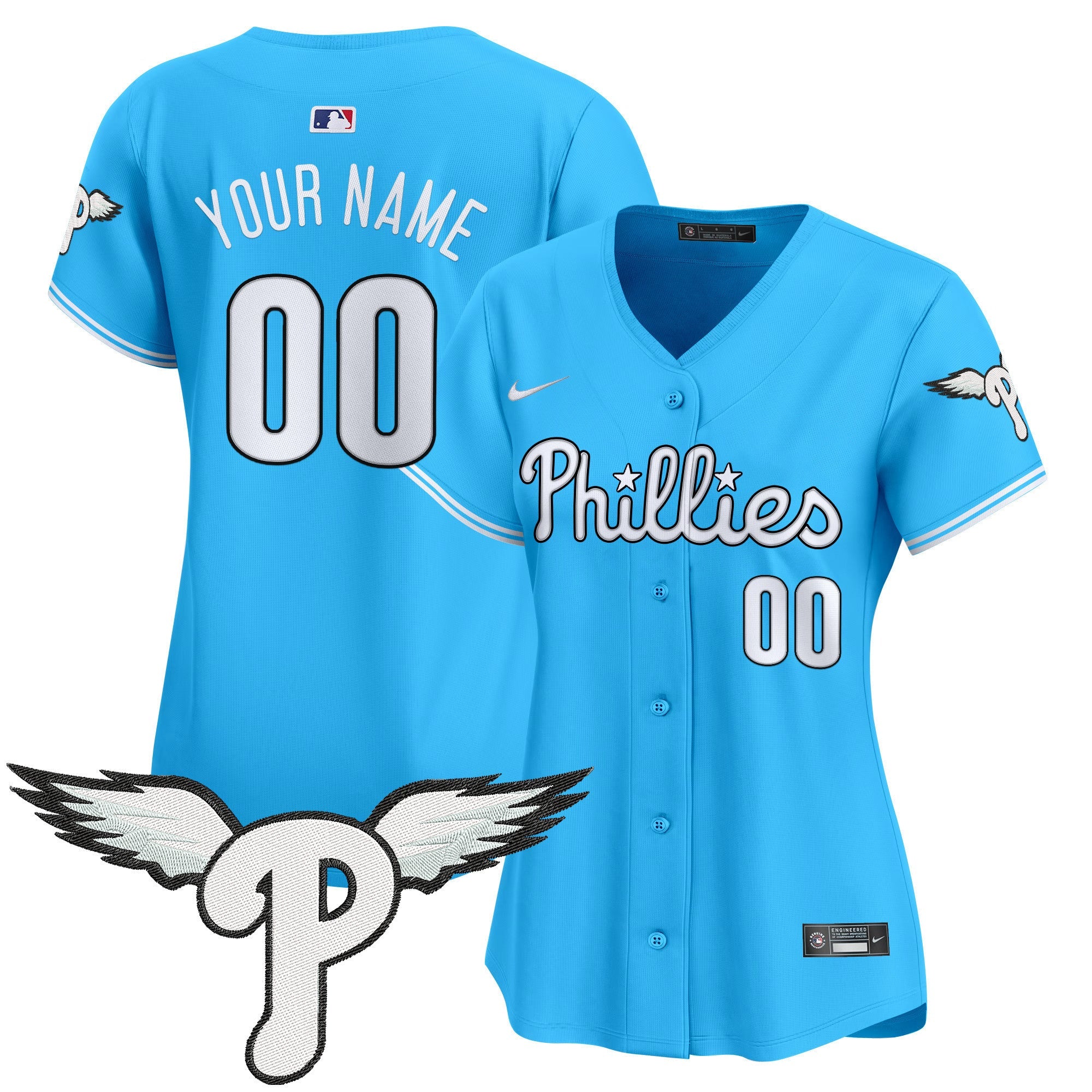 Philadelphia Phillies 2025 Vapor Premier Limited Custom Jersey - All Stitched