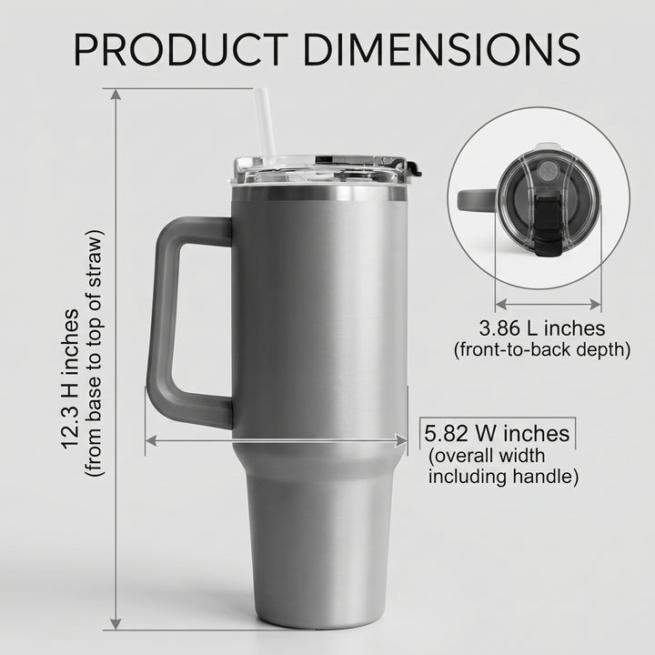 San Antonio Spurs 40oz Tumbler with Lid and Straw