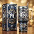New York Yankees 40 oz Tumbler with Handle Lid and Straw